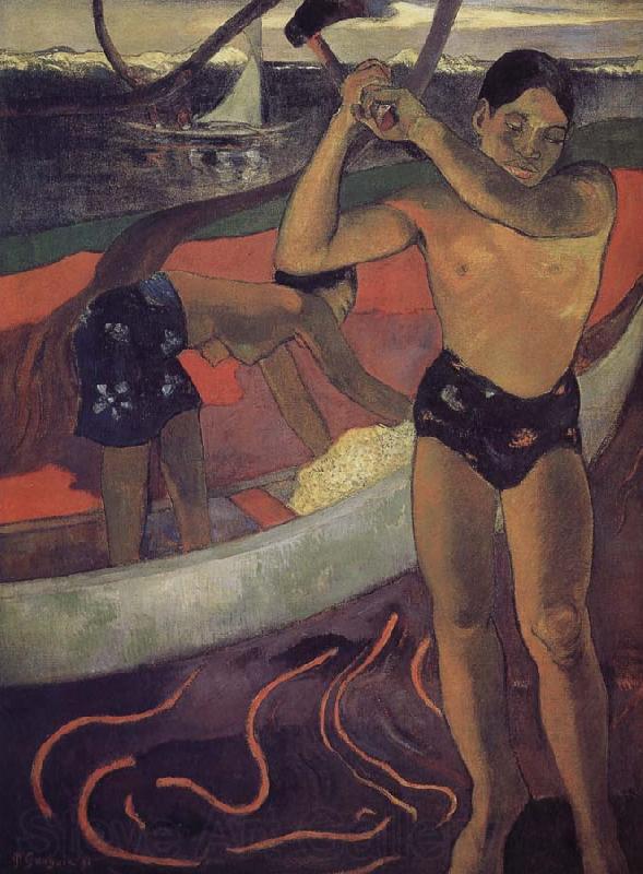 Paul Gauguin Helena ax man